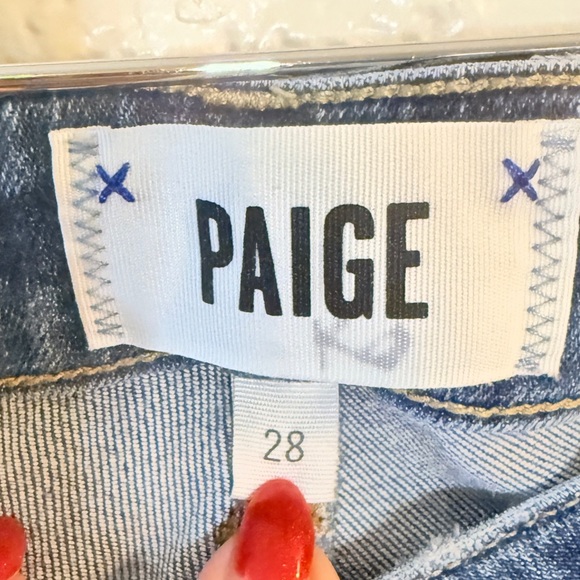PAIGE Verdugo Ankle Jeans Frayed Hem - Picture 3 of 9
